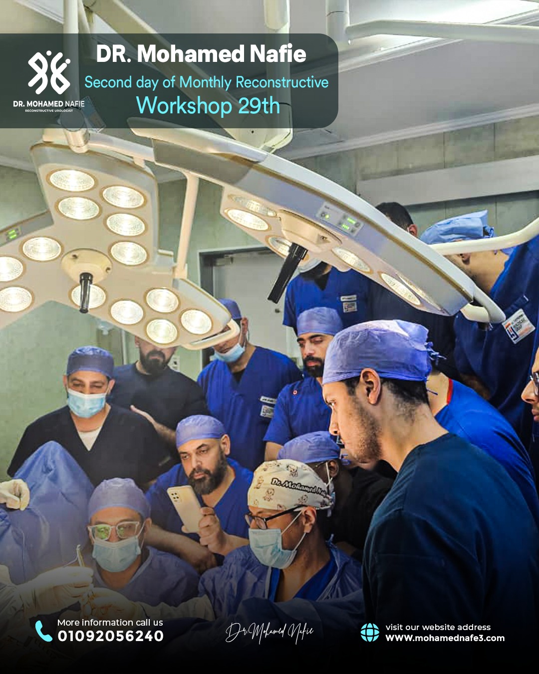 اليوم الثاني من الورشة العالمية رقم (29) لجراحات مجرى البول