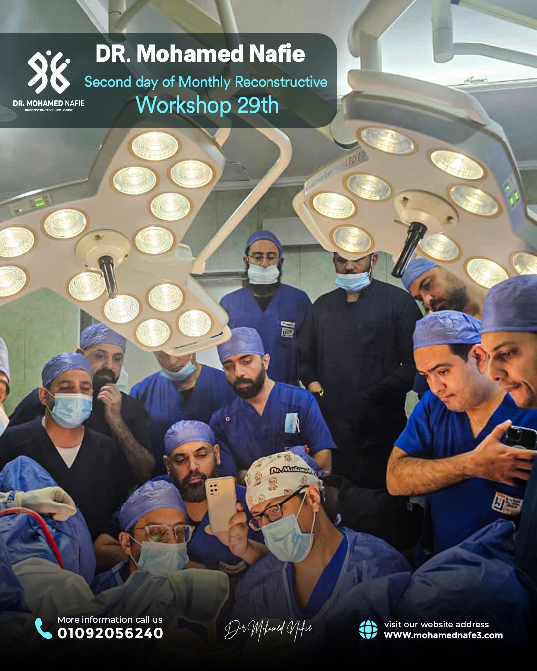 اليوم الثاني من الورشة العالمية رقم (29) لجراحات مجرى البول