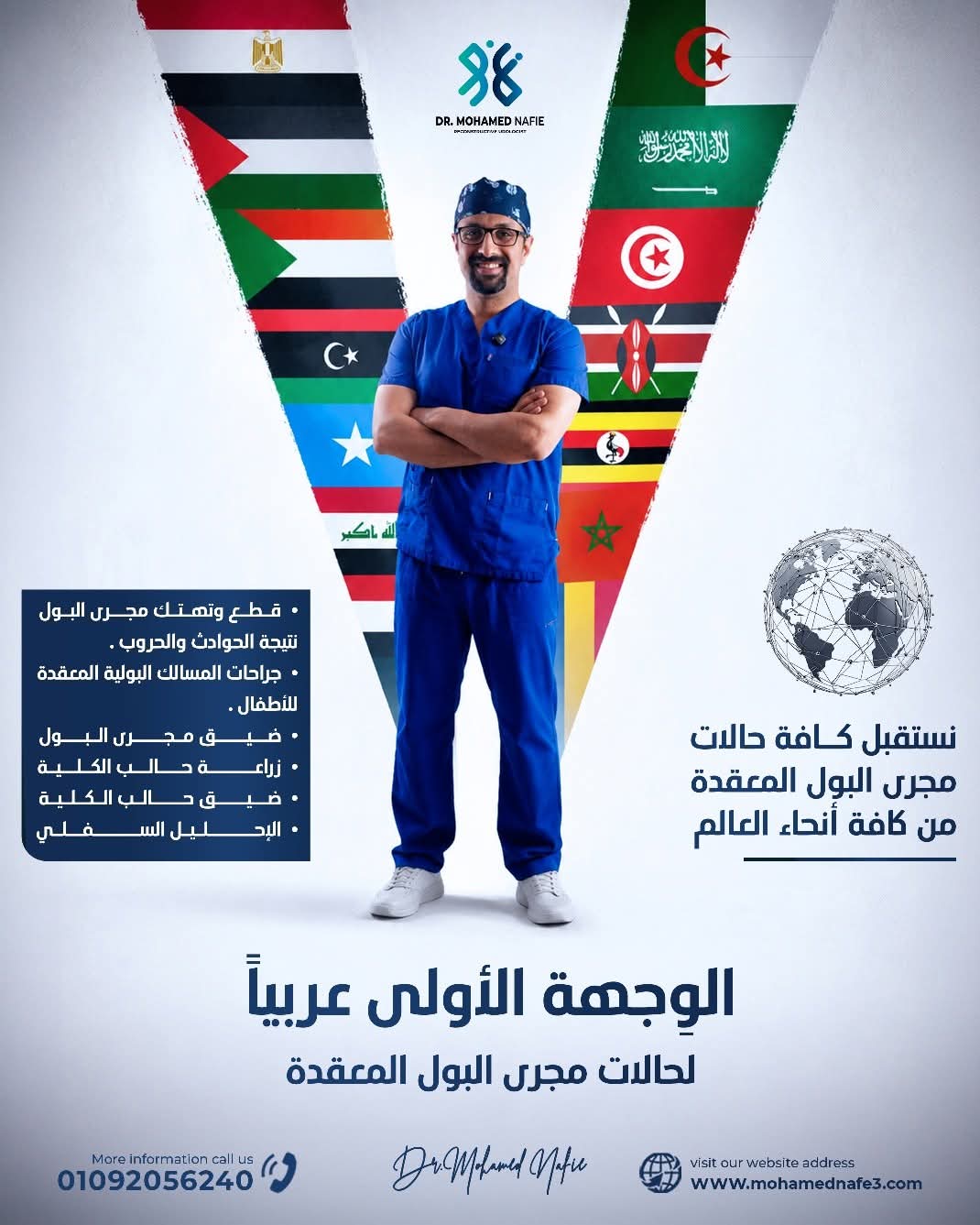 دكتور محمد نافع أفضل دكتور في مصر لإصلاح قطع وتهتك مجرى البول